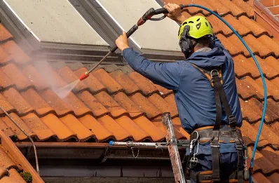 Démoussage et hydrofuge de toiture à Obersteinbach